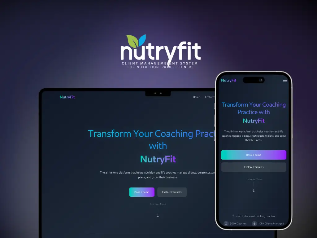 NutryFit – Nutrition & Wellness Coaching Platform
